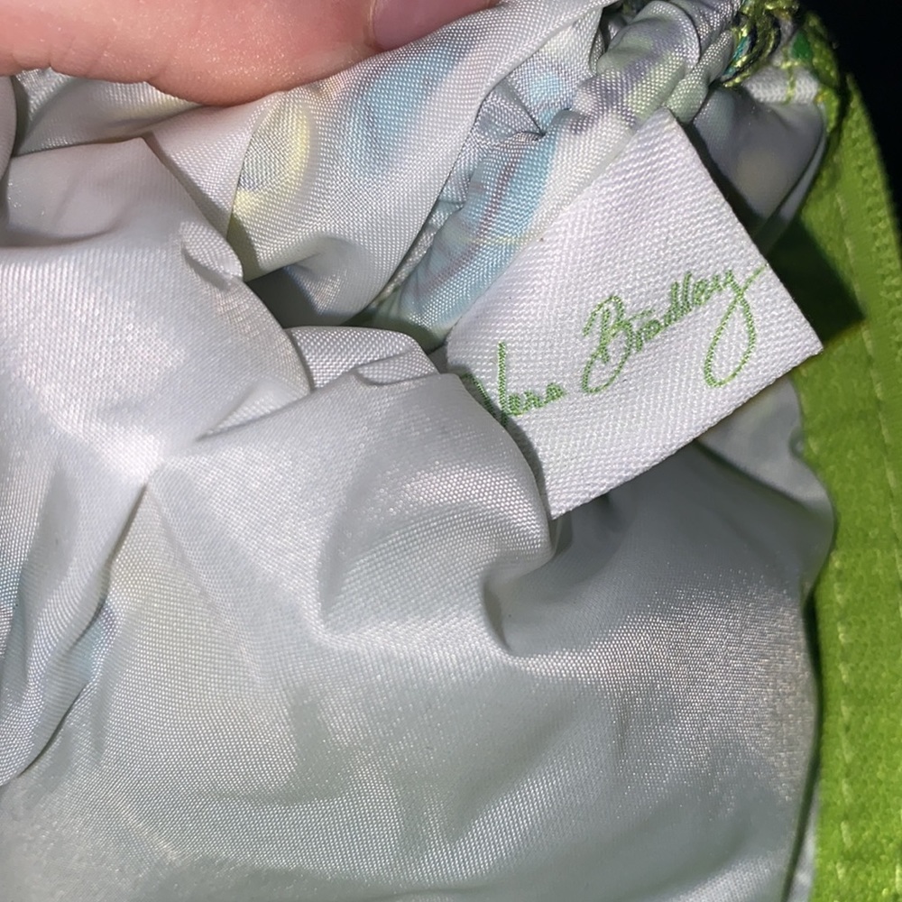 Vera Bradley makeup case small compact bag with zipper closure - Picture 6 of 7